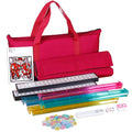 166 Tiles Mahjong Tile Set with Racks and Carrying Bag F306485