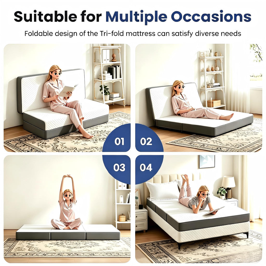 4 Inches Folding Foam Mat B51281