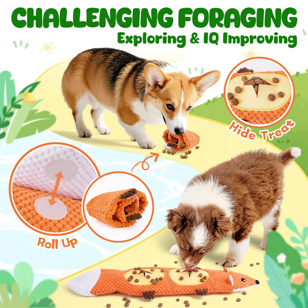 2 Pack No Stuffing Squeaky Dog Toys F91684