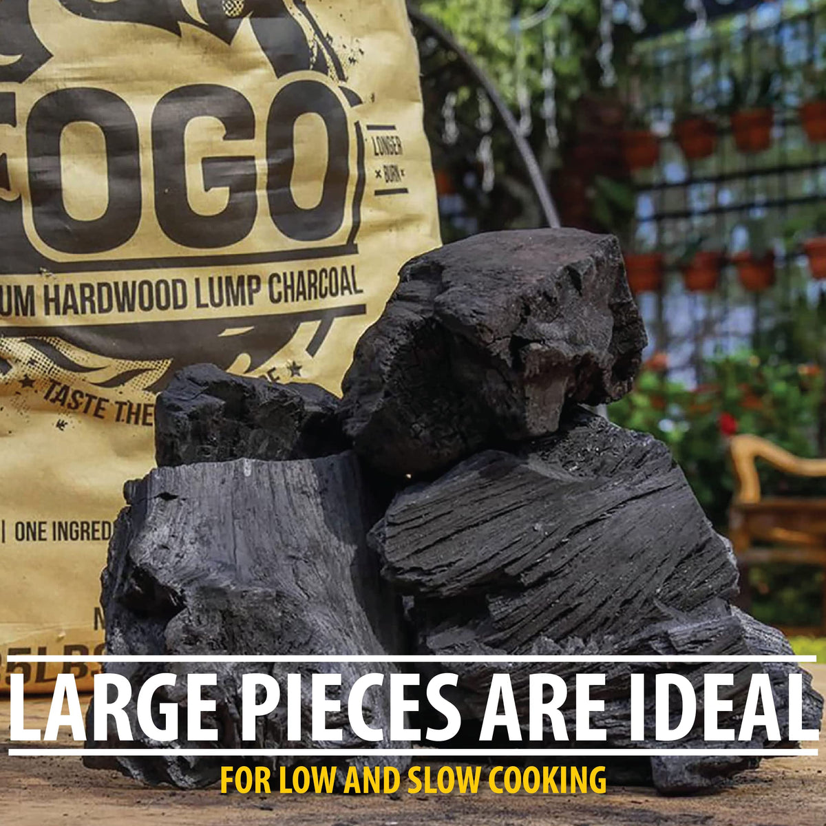 Hardwood Lump Charcoal 35 Pound Bag 2-Pack U659980