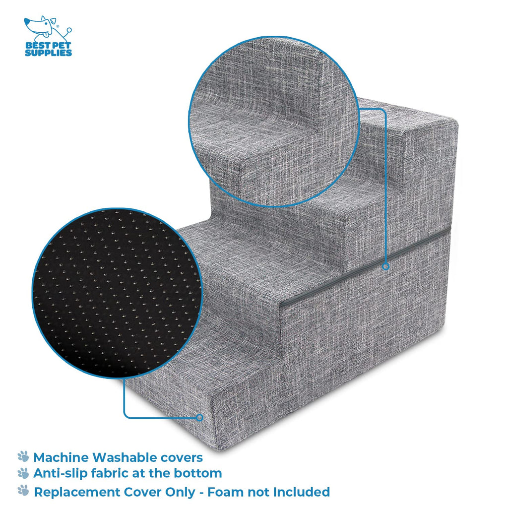 Foldable 4-Step Foam Pet Stairs O722