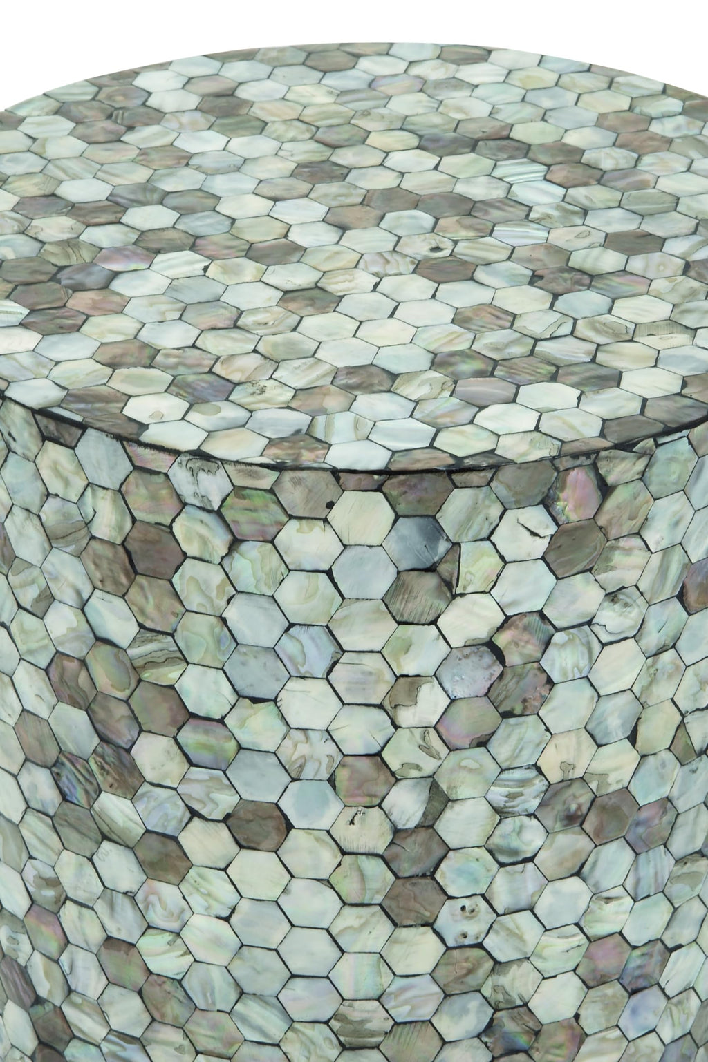 14" x 14" x 20" Multi Colored Mosaic Side Table M8997