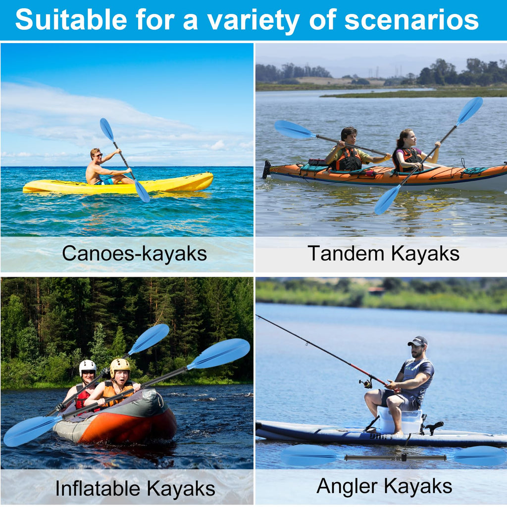 Telescoping Adjustable Kayak Paddle 70" to 95" Z705