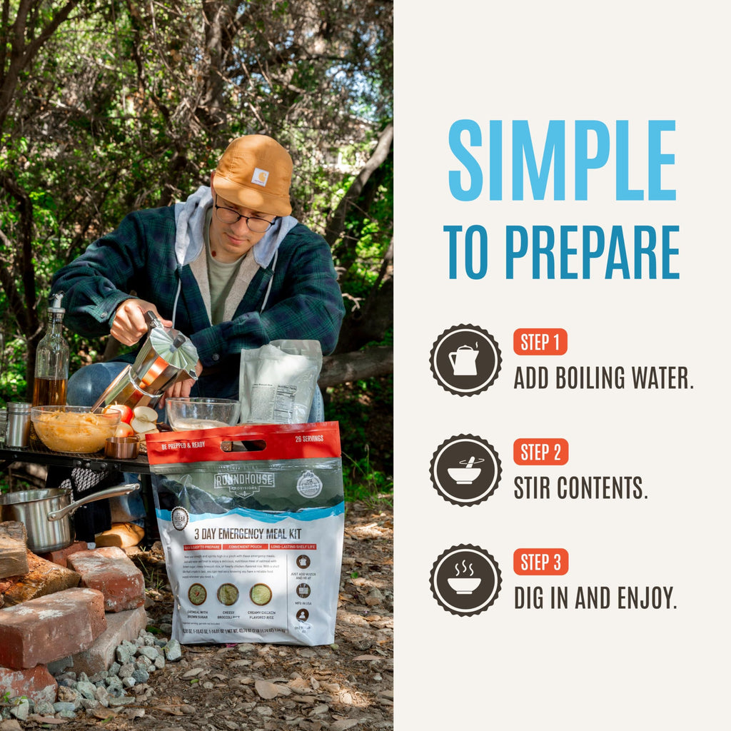 3 Day Emergency Meal Kit, 26 Servings W721119