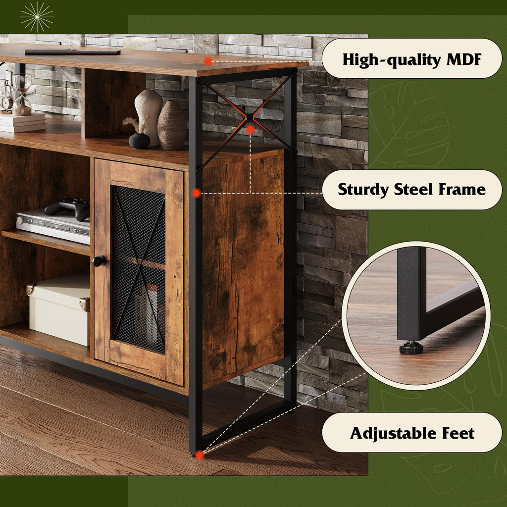43 Inch TV Stand with Storage Cabinet H23991