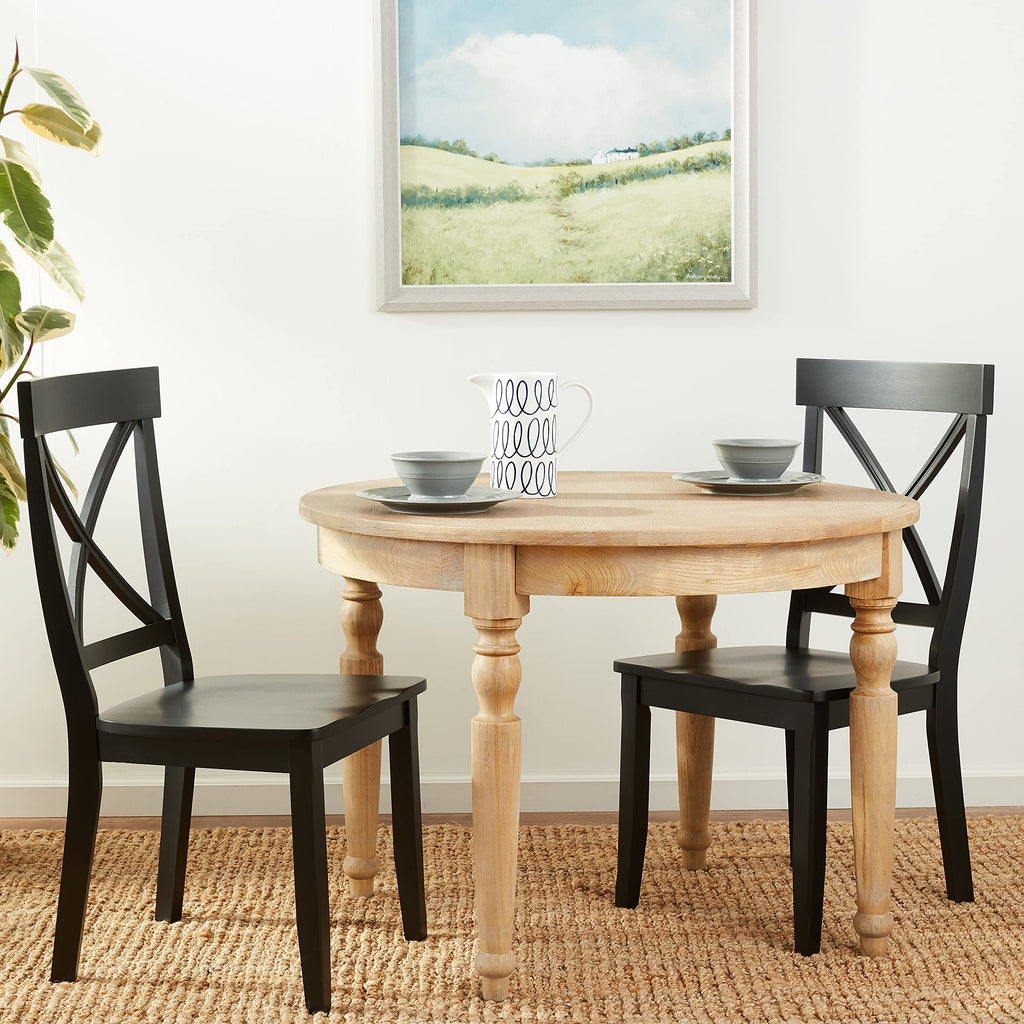 Black Dining Chairs Set of 2 O826132